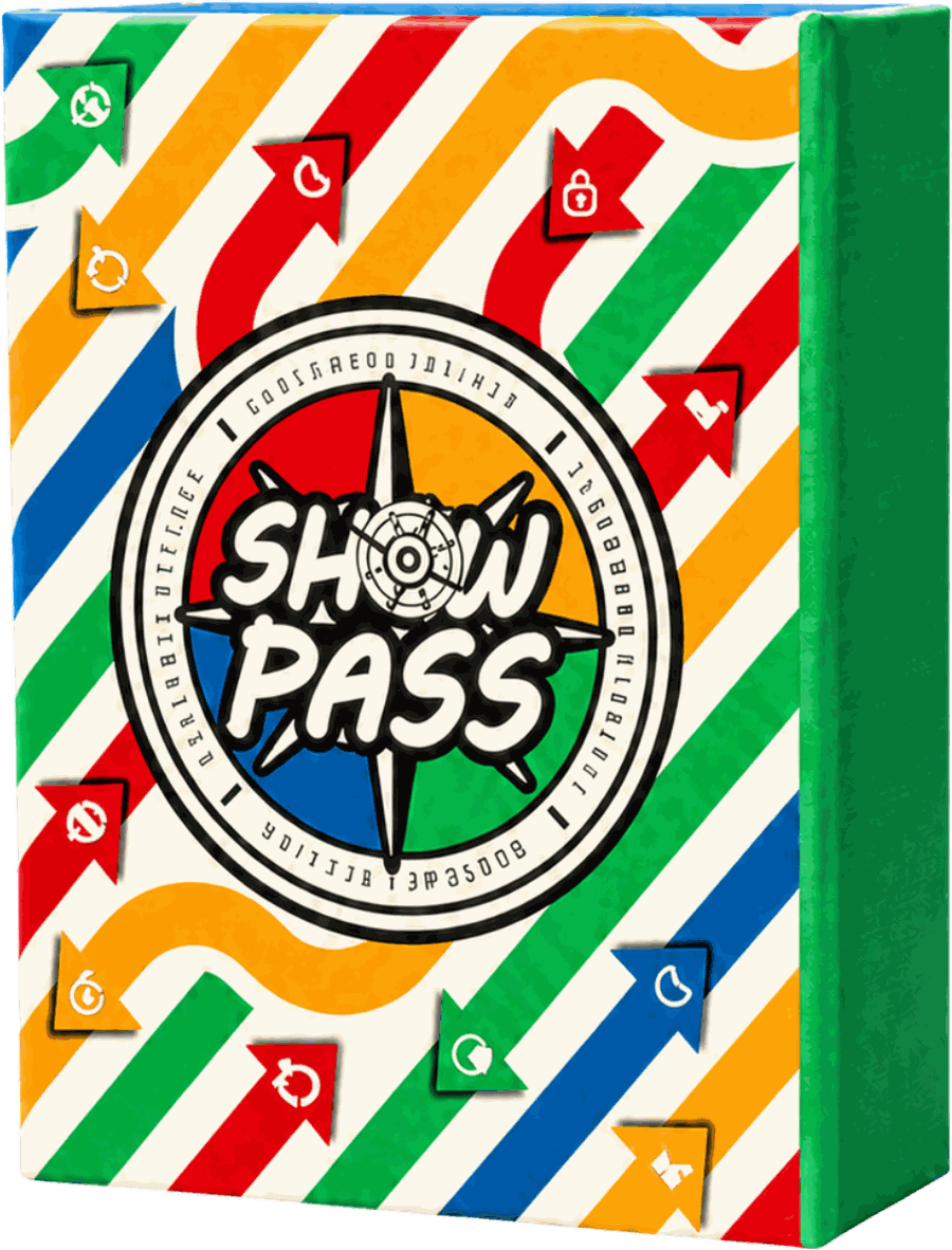 กล่องการ์ด Show Pass Card การ์ด 36 ใบ ถอดรหัสลูกค้า 4 สไตล์ คิด สั่ง เล่า โชว์